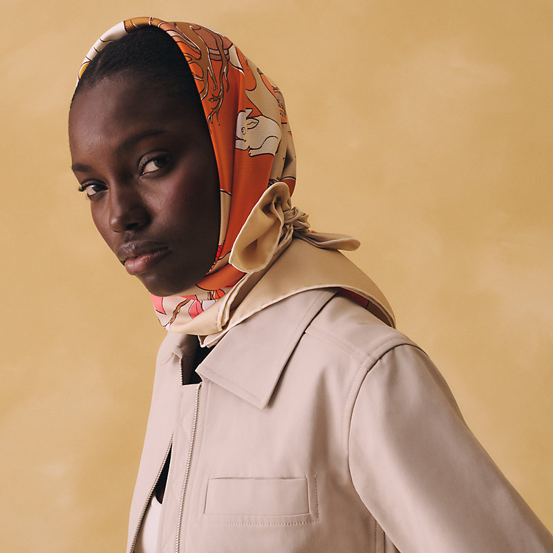 Le Pommier Sellier scarf 90 | Hermès USA